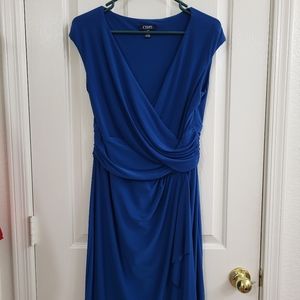 Royal blue Chaps dress size L
